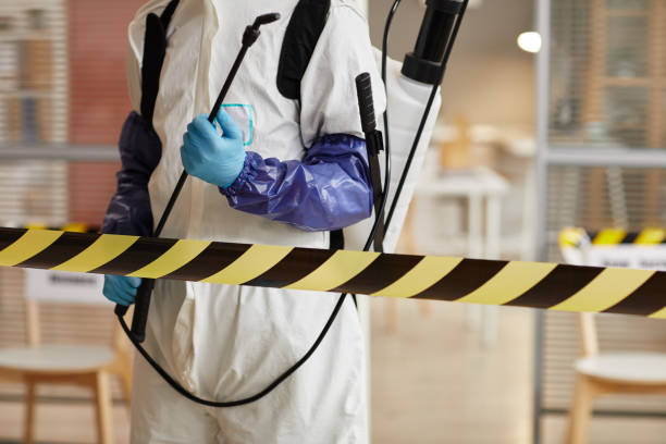 Professional Infectious Disease Decontamination technician working in Wyoming, IL